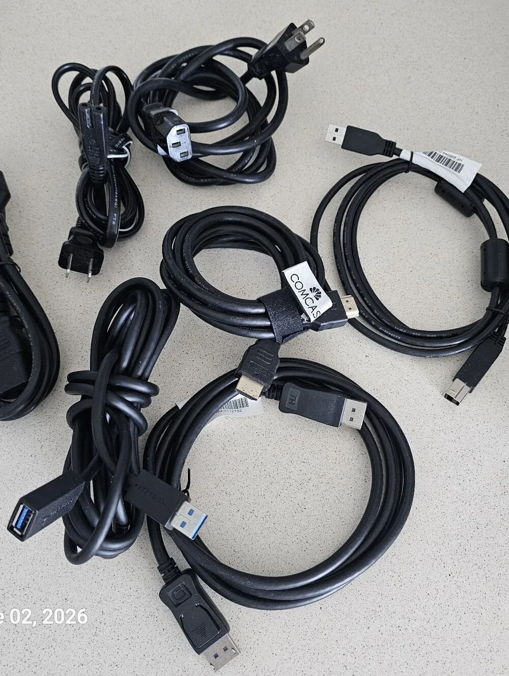 Electronic Accessory Lot Chargers Cable Cords Walkman CD Plugs HDMI Adapters